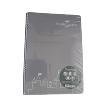 Faber - Castell 80 Yaprak Kareli A4 Spiralli Defter