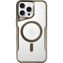Newface - 711 - Apple iPhone Uyumlu 16 Pro Kılıf Boyi Magsafe Silikon Kapak - Csmo-tex - - Desert