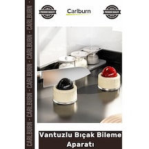 Özel Üretim Mutfak Şef Meyve Ekmek Bıçağı Makas Pratik Güvenli Keskinleştirici Vantuzlu Bıçak Bileme