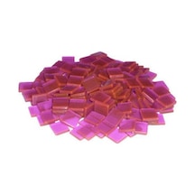 Folia Transparan Mozaik 10X10 Mm. 190 Adet Pembe