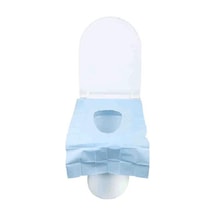 Pembe 10 Adet Klozet Kapağı Yıkanabilir Biyobozunur Lazımlık Eğitimi Kamu Tuvalet Kağıt Tuvalet Astarı