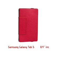 Eye-Q Samsung Galaxy Tab S Tablet Kılıfı Kırmızı 8.4 Inc