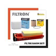 Citroen Ds3 1.6 Vti Benzinli Filtre Bakım Seti Filtron