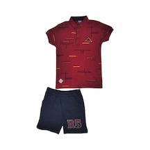 Erkek Çocuk Alt Üst Takım Bordo Hakim Yaka Bordo