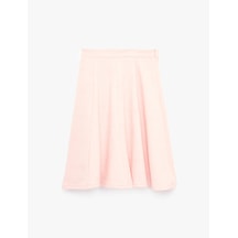 Koton Pileli Basic Midi Etek Pembe 7wkg70033ak Gül