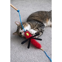 Kedi Otlu Sürüngen Oyuncak Happy Cat - Kedi Oltası