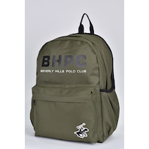 Beverly Hills Polo Club Unisex Çok Gözlü Günlük Seyahat Okul Sırt Çantası Yeşil 04163