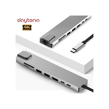 Daytona Cf04 Type-C To Usb Hdmı Rj45 6 İn1 Çevirici Adaptör Hub