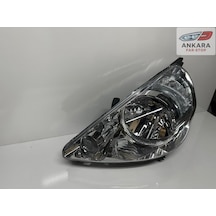 Honda Jazz 2002 - 2006 Ön Far Lambası Sol Manuel - Motorsuz İçi Beyaz Tip - Sol