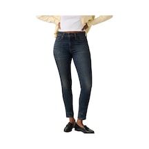 Levi's 721 High Rise Skinny Down East Dark Indigo Kadın Jean-13219 Dark İndigo