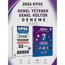 Yediiklim 2026 Kpss Gkgy 7 Deneme & Evp Akademi Kpss Tüm Dersler 32 Deneme Seti