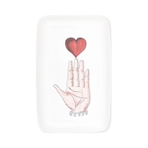 The Mia Luv Dikdörtgen Servis 31x20 Cm Çok Renkli