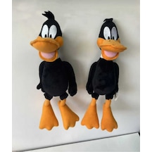Sevimli Eğlenceli Çizgi Film Karakteri Peluş Oyuncak 25 Cm Siyah