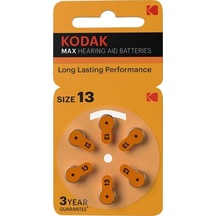 PR 48 13 İşitme Cihaz Pili 6'lı 1 Paket Kodak PR48 Kulak Cihazı P