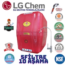 Lg Chem Cool Krmz Montaj Dahil 8lt 5fl 10 Aşama Su Arıtma Cihazı