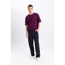 DeFacto Gabardin Pantolon Baggy Fit Bol Rahat Kesim Cepli Düz Paça B4762AX24SPNV239