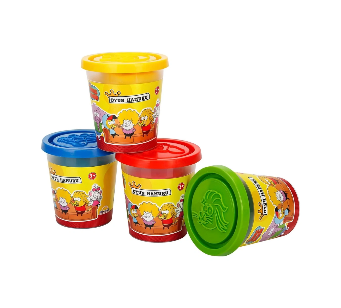 Kral Şakir 4'lü Oyun Hamuru 560 Gr