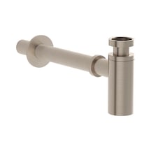 VitrA Origin A4512334 Lavabo Sifonu T Tipi Fırçalı Nikel