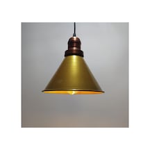 Retro Vintage Rustik Bronz Tekli Sarkıt Avize Retro Rustik Vintage Metal Sarkıt Siyah