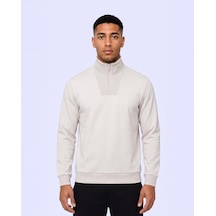 Kappa İther Tur Erkek Bej Regular Sweatshirt
