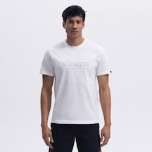 Ellesse Em453-of Bisiklet Yaka Erkek T-shirt - Beyaz