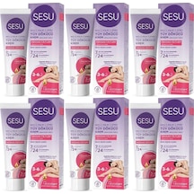 Sesu Tüy Dökücü Krem 100ml Hassas Ciltler 6 Lı Set