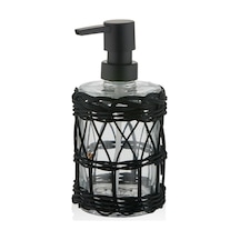 The Mia Rattan Sıvı Sabunluk Siyah 330 Ml