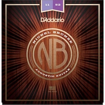 D'addario Nb1152 Nickel Bronze Akustik Gitar Tel Seti - 11-52 Cus