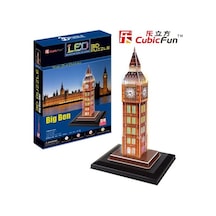 Big Ben Saat Kulesi Ledli 3D Maket&Puzzle