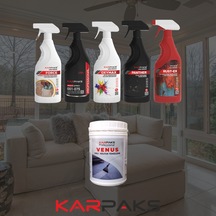 Karpaks Profesyonel Koltuk Yıkama Paketi - Multi Sprey - Force - Rust-ex - Oxymax - Panther - Venüs