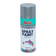 Akfix Sprey Boya Silver Efect Chome Efect Gümüş Efect 400Ml