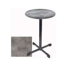 Bistro Masa Halley - Werzalit, Wermodin Ve Allzalit Tabla 60 Cm Çap - Copperfield Çok Renkli