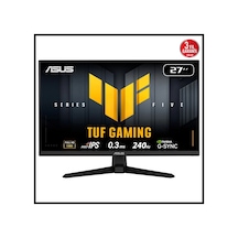Asus Tuf Gamıng Vg279qm5a 27" 0.3ms, 240hz, Full Hd, Dp, 2xhdmı, Hoparlör, Fast Ips Led, Elmb Sync P