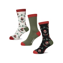 Bad Bear New Bear Çok Renkli Unisex 3'lü Çorap Çok Renkli