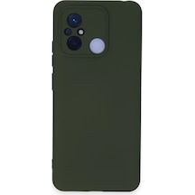 Newface - 682 - Xiaomi Redmi 12c Kılıf Nano İçi Kadife Silikon - - Edntrend - Koyu Yeşil