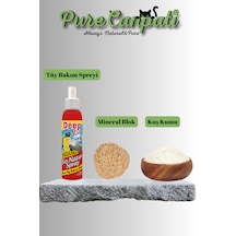 Purecanpati Tüy Bakım,mineral Blok Ve Kuş Kumu Seti