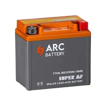 Arc Battery 12 Volt 5 Amper Yatay Motosiklet Aküsü Üretim Yılı:20