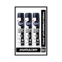 Nivea Men Black & White Invisible Original Erkek Sprey Deodorant 3 x 200 ML