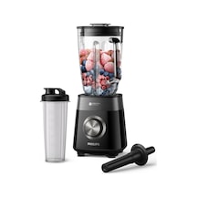 Philips 5000 Serisi Blender, Karıştır Ve Kullan Kabı Dahil - 1200 W. 2l Maksimum Kapasite. Problend Plus Teknolojisi. Bulaşık Makinesinde Yıkanabilir Parçalar. Siyah Hr3031/00