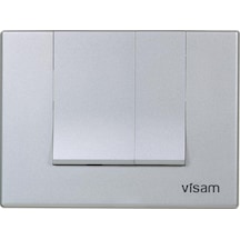 Visam Alinda Mat Krom Gömme Rezervuar Kumanda Paneli Basma Butonu