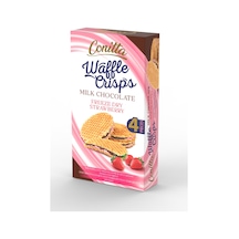 Conitta Waffle Crisps Çilek Kremalı Ve Sütlü Çikolatalı Çıtır Gofret 100 Gr. 1 Paket