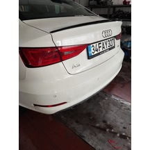 Audi A3 Sedan Spoiler 2013-2020 Yıl Anatomik Parlak Siyah Ple .