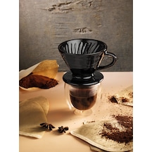 Seramik Siyah Dripper V60