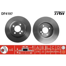 Fren Dıskı On Mını R50 R52 R53 Takım 34111502891-34116774984