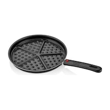 Redio Waffle Tava,%100 Alüminyum Gövde, 26 Cm Açık Bakır