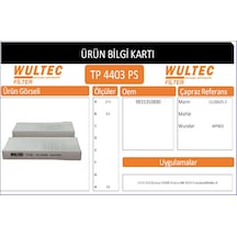 Tp 4403 Polen Fıltresı Peugeot 2008 Iı-208 Iı 1,2-1,5 Bluehdi