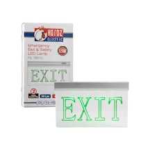 Horoz Zoff 1.5w 50 Lümen Şarjlı Camlı Acil Çıkış Exit Levhası-206735