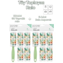 Porsima 3107 Kedi Köpek Tüy Toplayıcı Rulo + 10 Adet Rulo Yeşil