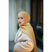 Imannoor Pencere Kafes Deve-camel Ramy Jakar Şal 70x210 Deve-camel