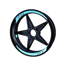Moto GP Nane Yeşili İç Jant Şeridi Sticker Çınar Extreme